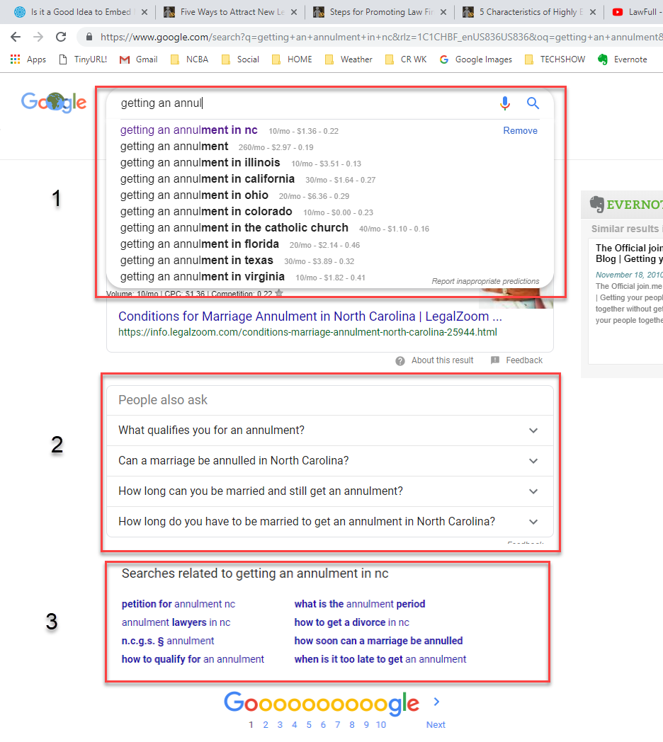 Google Keyword Suggestions
