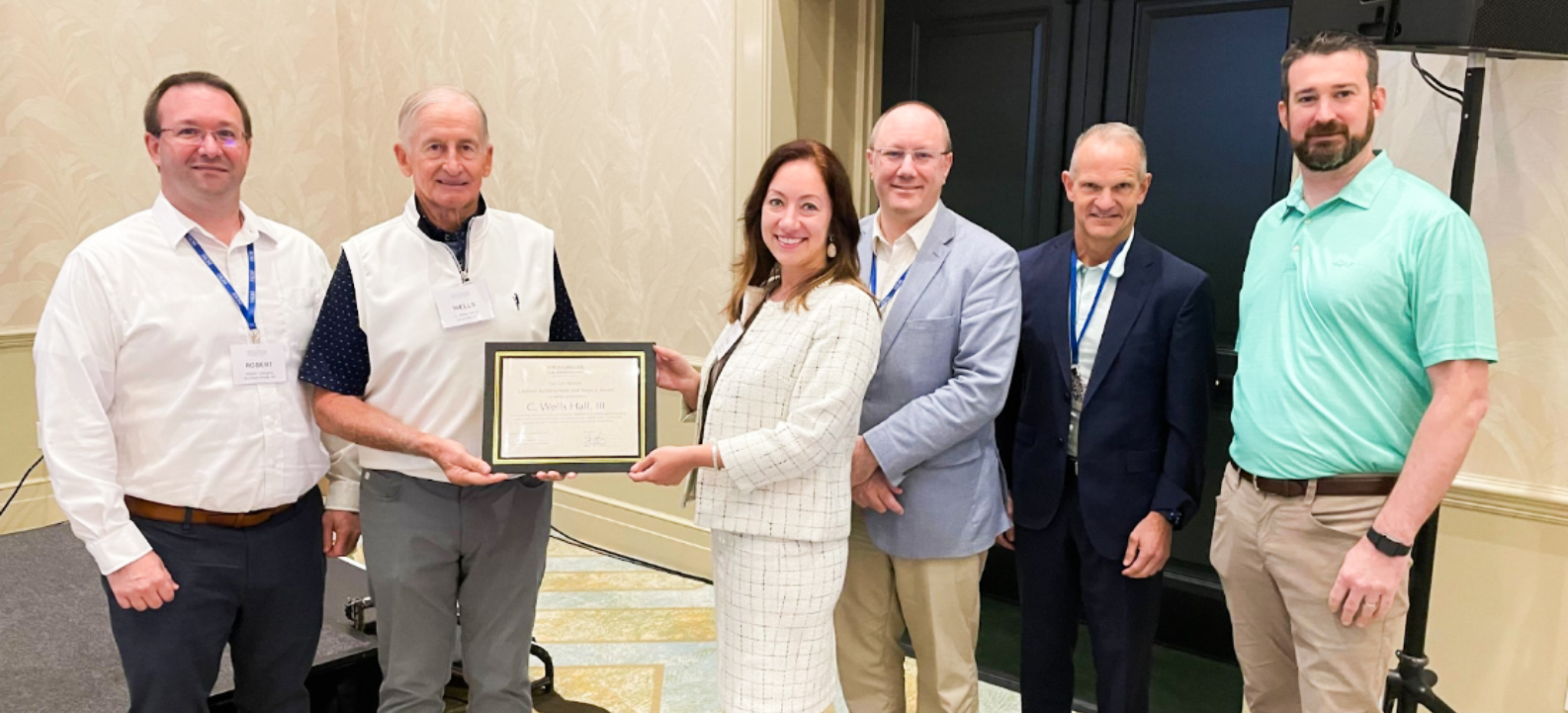 Wells Hall Became Inaugural Recipient of the Tax Section’s Lifetime