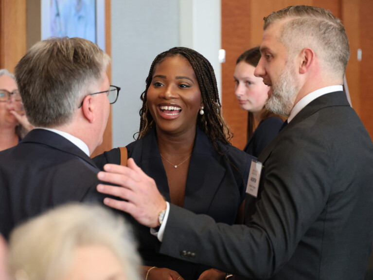 2026 Annual Meeting Section Members engaging in conversation
